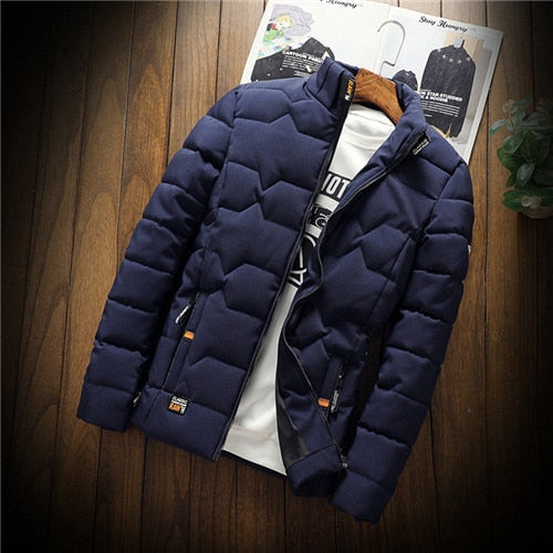 Moderne Herren Steppjacke im Slim-Fit-Stil mit durchgehendem Reißverschluss - J&B - 4 - Atelier-Zofia