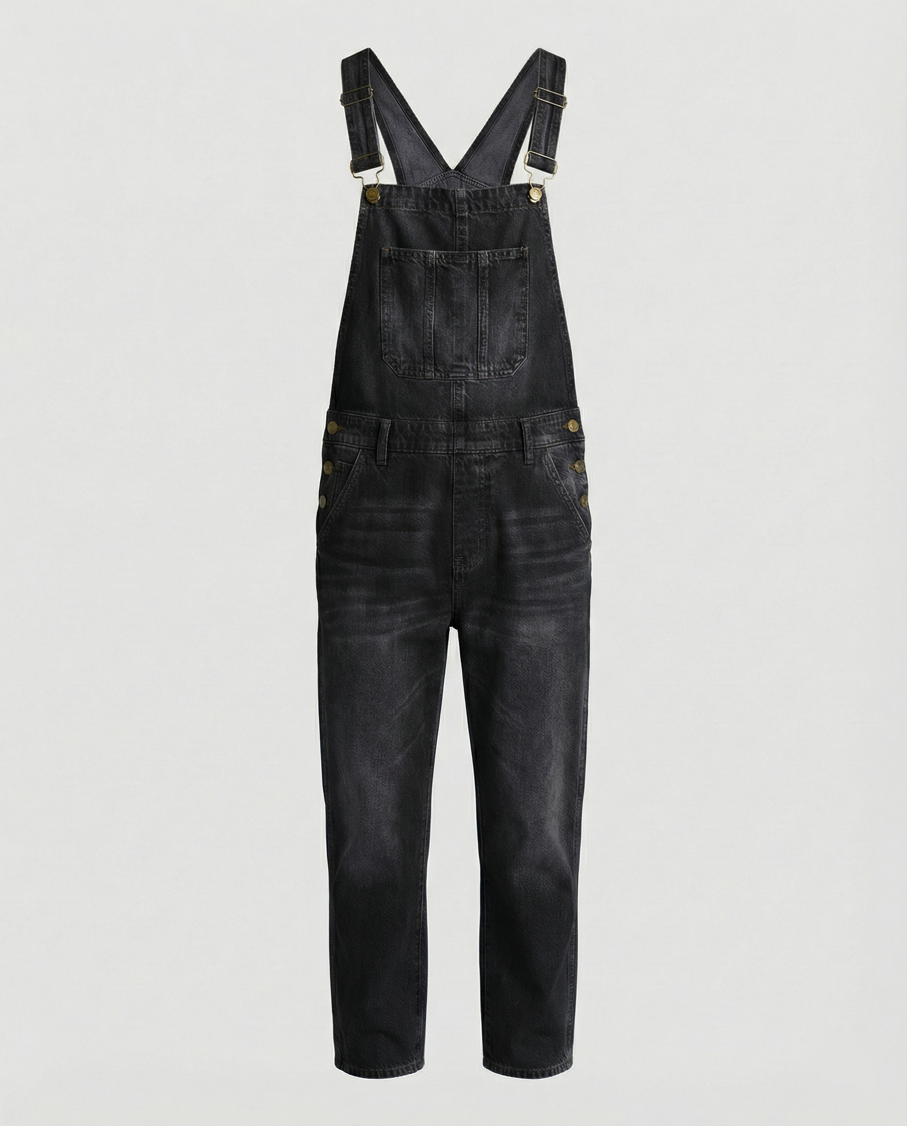 Jonas – Herren Robuste Denim-Latzhose mit Verstellbaren Trägern