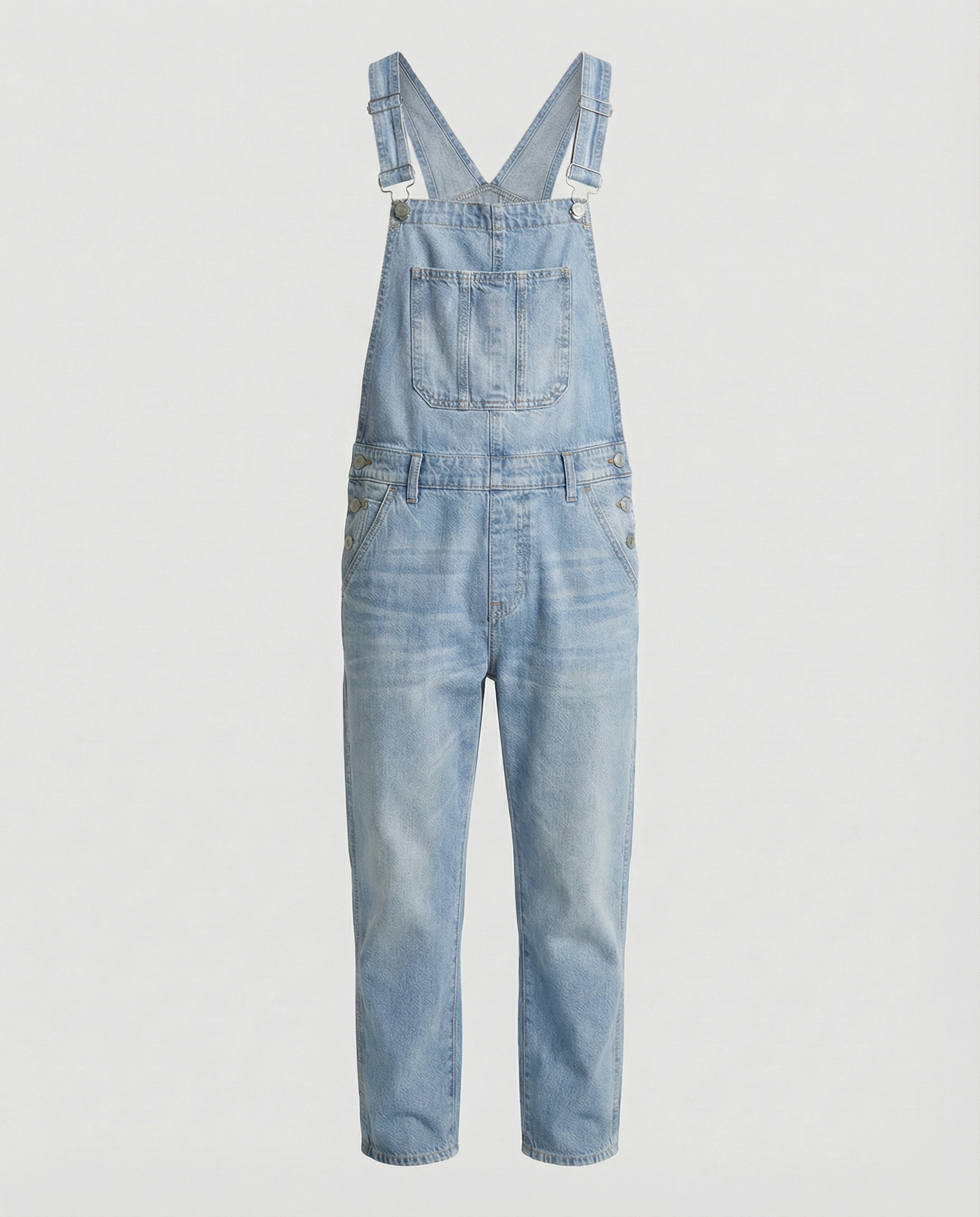 Jonas – Herren Robuste Denim-Latzhose mit Verstellbaren Trägern