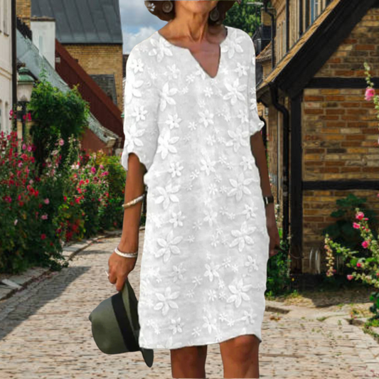 Nina – Damen Kleid mit strukturierter Oberfläche