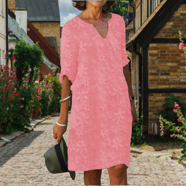 Nina – Damen Kleid mit strukturierter Oberfläche