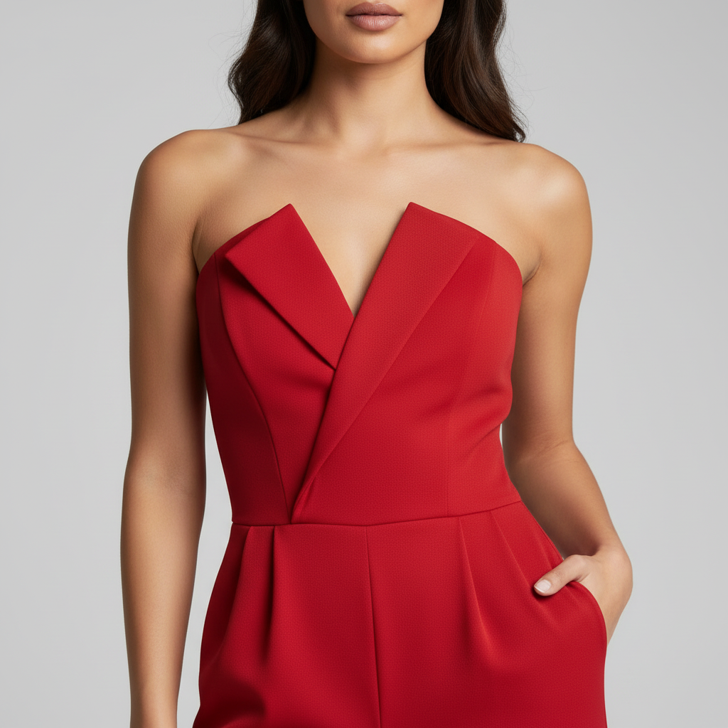 Christa – Women Strapless Jumpsuit - Image 5