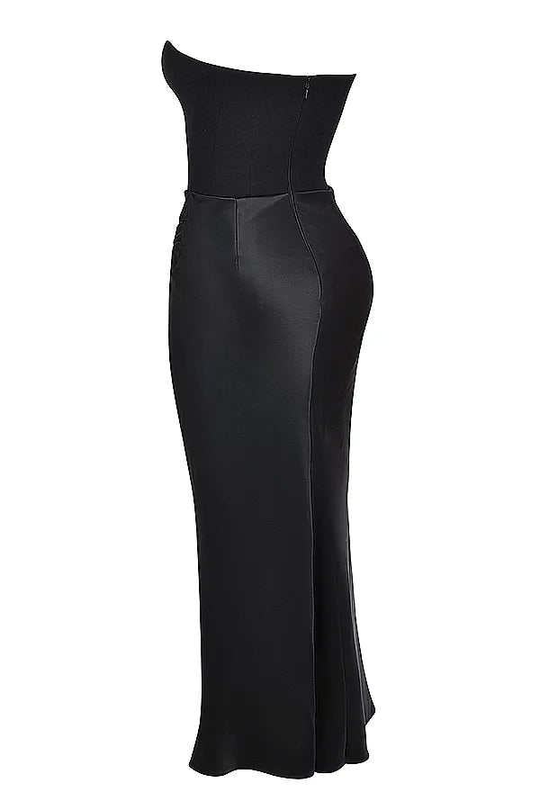 Isabella – Elegant Strapless Maxi Dress - Image 11