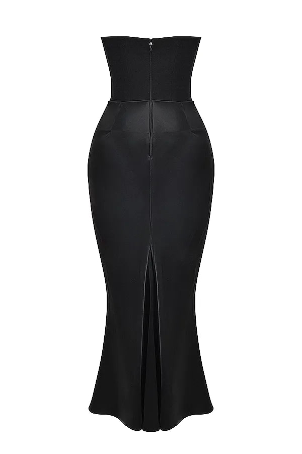 Isabella – Elegant Strapless Maxi Dress - Image 12