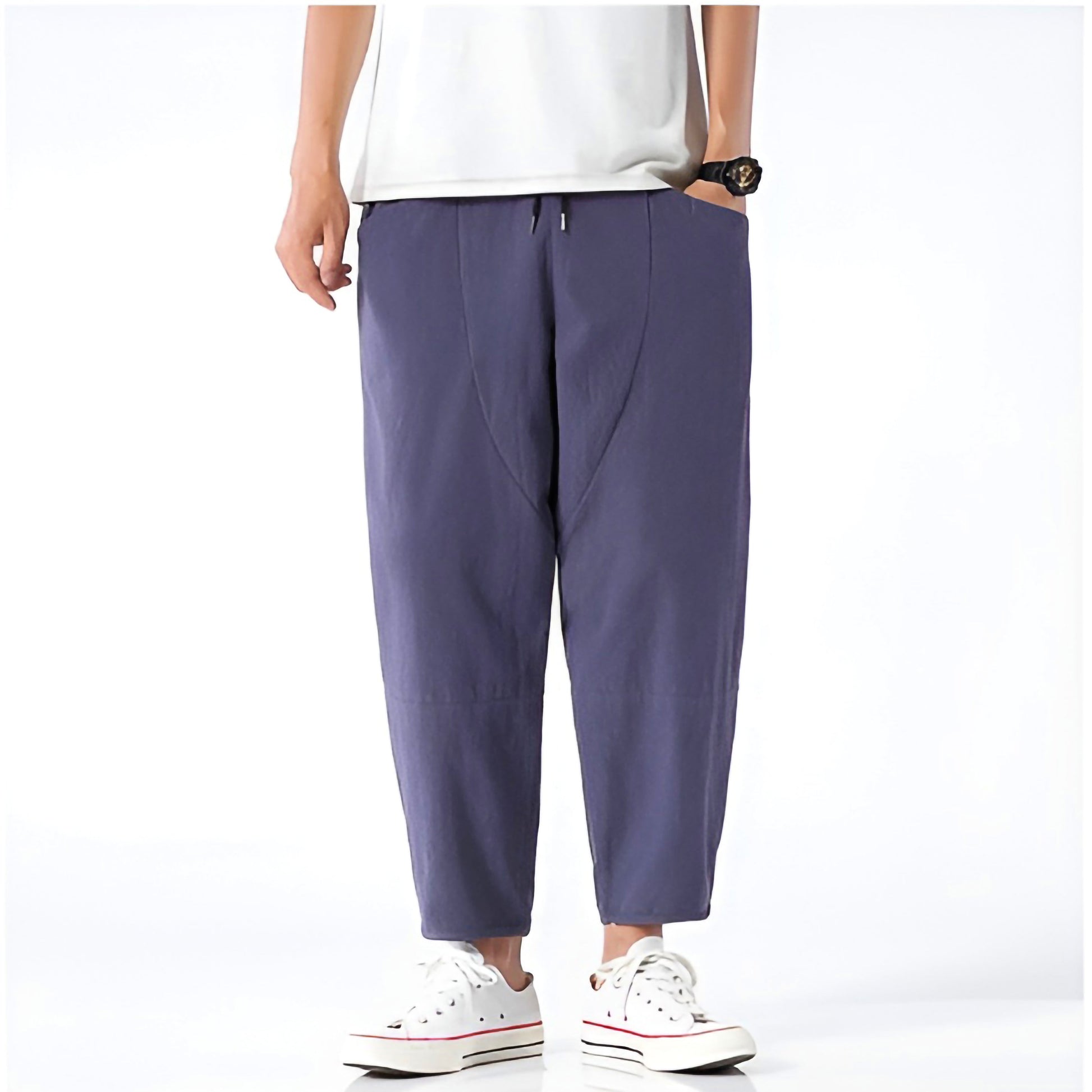Finn – Urban Cropped Cotton Pants - Image 3