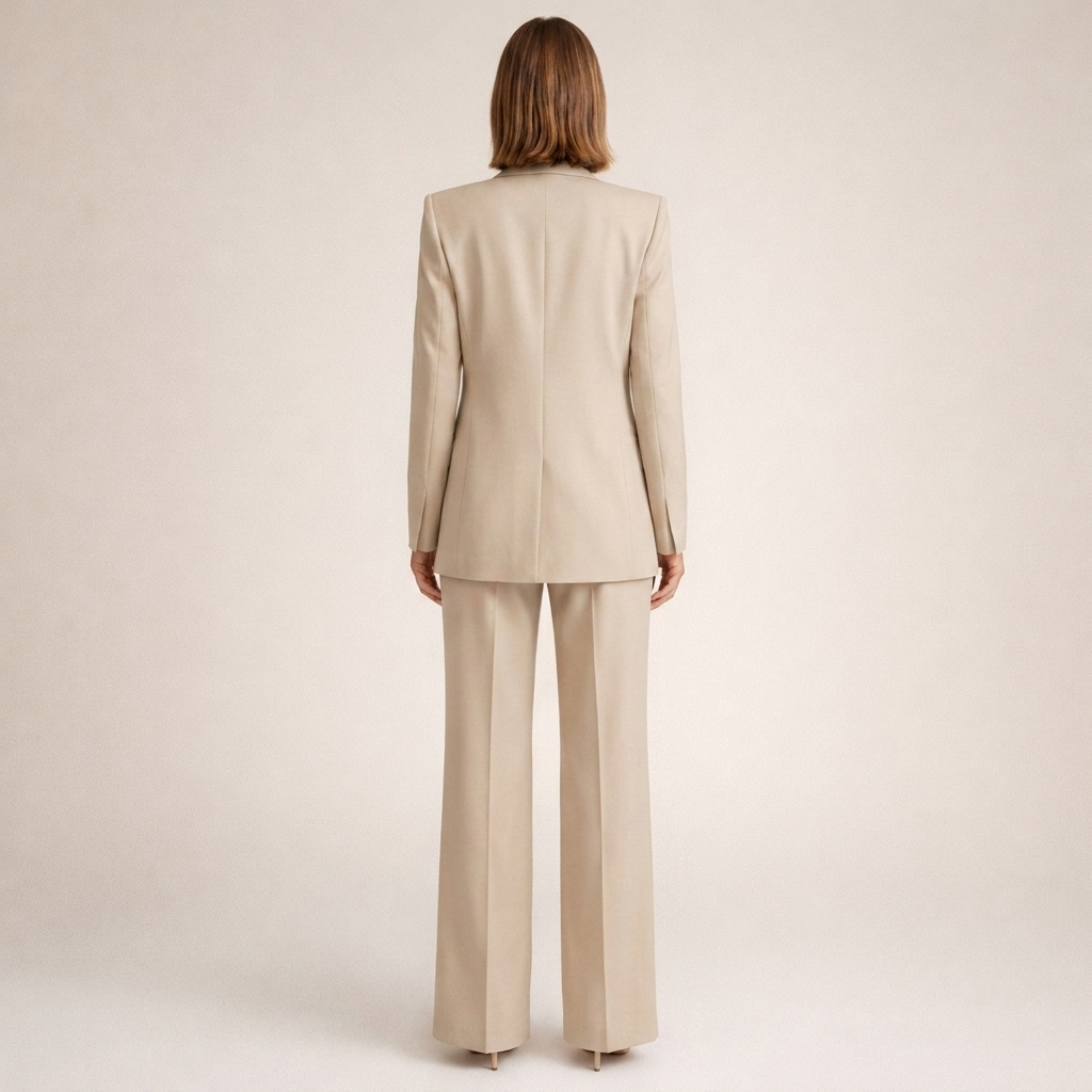 Stilvolles Damenensemble: Figurfreundlicher Blazer und Weite Hose - J&B - 2 - Atelier-Zofia