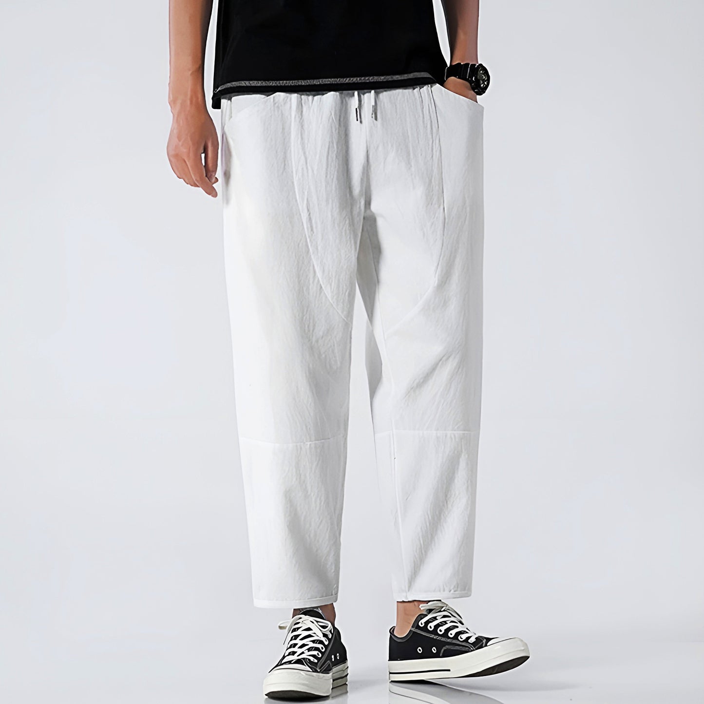 Finn – Urban Cropped Cotton Pants - Image 13