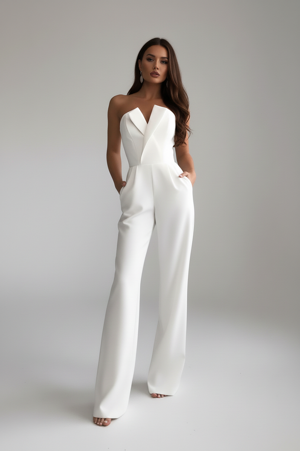 Christa – Women Strapless Jumpsuit - Image 1
