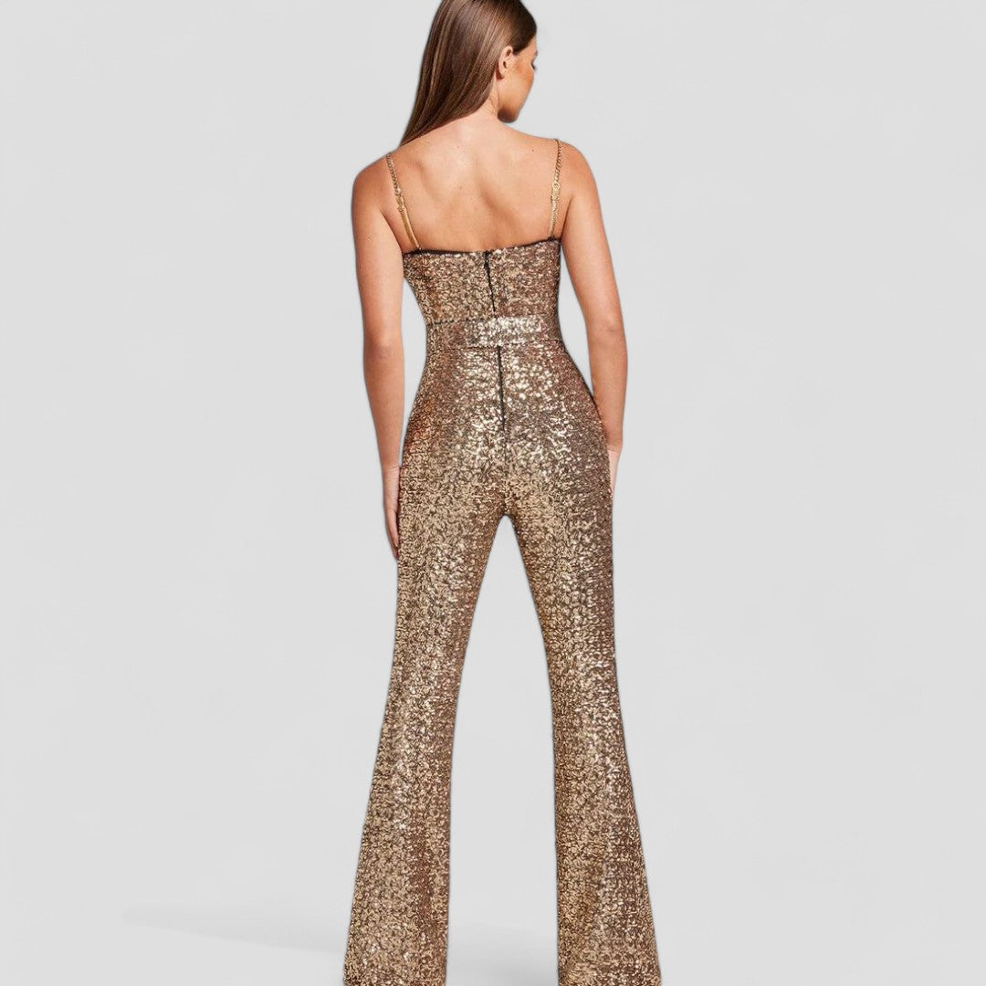 Ava – Elegant Sequin Jumpsuit for Women - Image 3