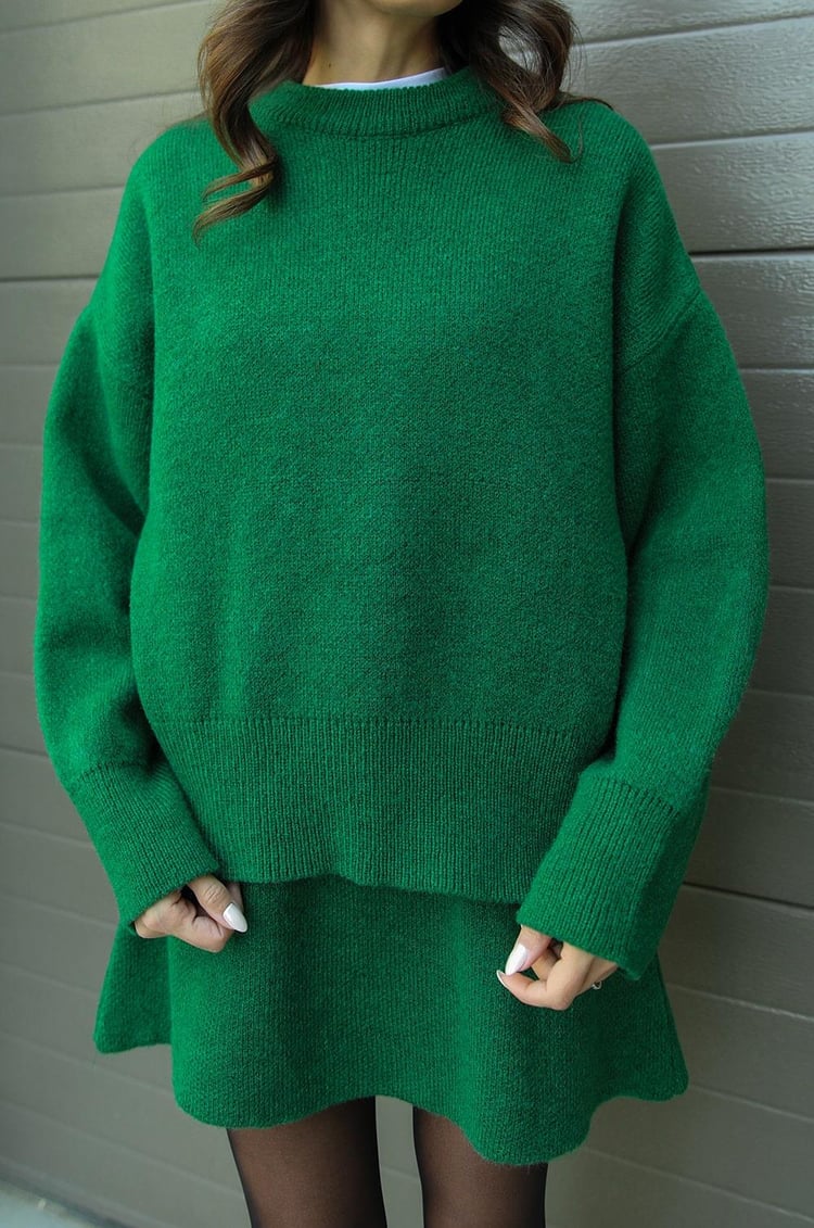 Charmantes Strick-Set: Pullover und Rock für jeden Anlass – J&B - 16 - Atelier-Zofia
