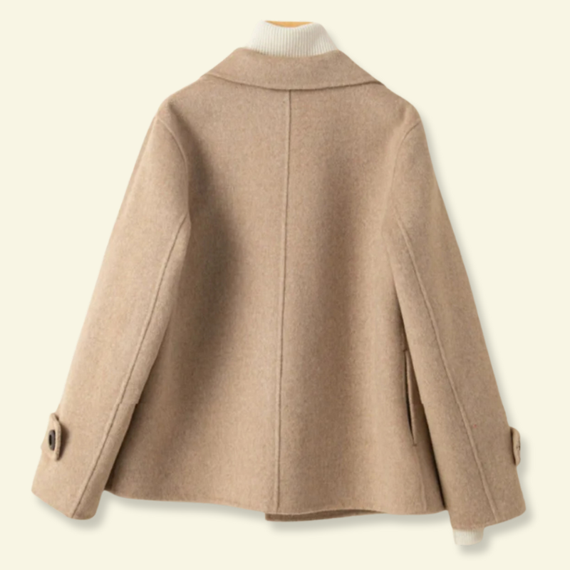 Zweireihige Damenjacke mit lässigem Schnitt - J&B - 9 - Atelier-Zofia